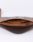 American Darling Crocodile Embossed Genuine Leather Women Bag Western Handbag Purse