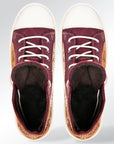 American Darling ADFT123 Hand tooled carved genuine leather trim lightweight shoe footwear slip on