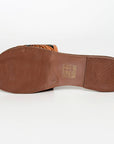 American Darling ADFTE106A Hand tooled carved genuine leather sandal footwear flip flop