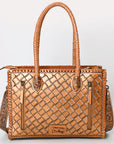 American Darling ADBG1131D Tote Hand Tooled Genuine Leather women bag western handbag purse