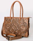 American Darling ADBG1131D Tote Hand Tooled Genuine Leather women bag western handbag purse