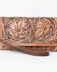 American Darling Clutch Hand Tooled Genuine Leather women bag western handbag purse