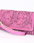 American Darling Clutch Hand Tooled Genuine Leather women bag western handbag purse