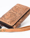 American Darling Clutch Hand Tooled Genuine Leather women bag western handbag purse