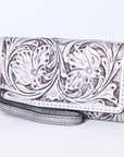American Darling Clutch Hand Tooled Genuine Leather women bag western handbag purse