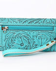 American Darling Clutch Hand Tooled Genuine Leather women bag western handbag purse