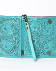 American Darling Clutch Hand Tooled Genuine Leather women bag western handbag purse