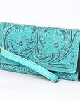 American Darling Clutch Hand Tooled Genuine Leather women bag western handbag purse