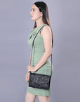 American Darling Wallet Hand Tooled Genuine Leather women bag western handbag purse