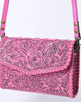 American Darling Wallet Hand Tooled Genuine Leather women bag western handbag purse