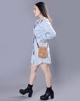 American Darling Cell Phone Holder Hand Tooled Genuine Leather women bag western handbag purse