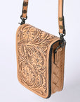 American Darling Cell Phone Holder Hand Tooled Genuine Leather women bag western handbag purse