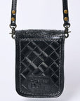 American Darling Cell Phone Holder Hand Tooled Genuine Leather women bag western handbag purse
