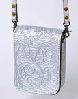 American Darling Cell Phone Holder Hand Tooled Genuine Leather women bag western handbag purse