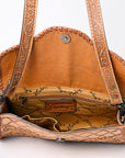 American Darling ADBG1137A Clutch Hand Tooled Genuine Leather women bag western handbag purse