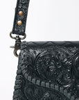 American Darling ADBG1137A Clutch Hand Tooled Genuine Leather women bag western handbag purse