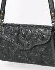 American Darling ADBG1137A Clutch Hand Tooled Genuine Leather women bag western handbag purse