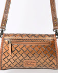 American Darling ADBG1137A Clutch Hand Tooled Genuine Leather women bag western handbag purse