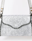 American Darling ADBG1137A Clutch Hand Tooled Genuine Leather women bag western handbag purse