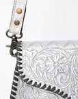 American Darling ADBG1137A Clutch Hand Tooled Genuine Leather women bag western handbag purse