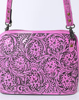 American Darling Cross Body Hand Tooled Genuine Leather women bag western handbag purse