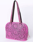 American Darling Tote Hand Tooled Genuine Leather women bag western handbag purse
