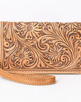 American Darling Clutch Hand Tooled Genuine Leather women bag western handbag purse