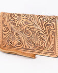 American Darling Clutch Hand Tooled Genuine Leather women bag western handbag purse