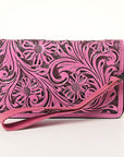 American Darling Clutch Hand Tooled Genuine Leather women bag western handbag purse