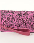 American Darling Clutch Hand Tooled Genuine Leather women bag western handbag purse