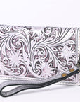American Darling Clutch Hand Tooled Genuine Leather women bag western handbag purse