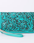 American Darling Clutch Hand Tooled Genuine Leather women bag western handbag purse
