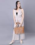 American Darling Tote Hand Tooled Genuine Leather women bag western handbag purse