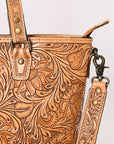 American Darling Tote Hand Tooled Genuine Leather women bag western handbag purse