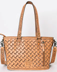 American Darling Tote Hand Tooled Genuine Leather women bag western handbag purse