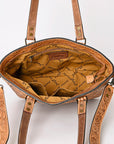 American Darling Tote Hand Tooled Genuine Leather women bag western handbag purse