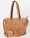American Darling Tote Hand Tooled Genuine Leather women bag western handbag purse
