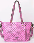 American Darling Tote Hand Tooled Genuine Leather women bag western handbag purse