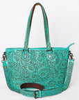 American Darling Tote Hand Tooled Genuine Leather women bag western handbag purse
