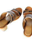 American Darling ADFT111 Hand tooled carved genuine leather sandal footwear flip flop