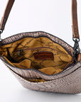 American Darling Crossbody Crocodile Embossed Genuine Leather Women Bag Western Handbag Purse