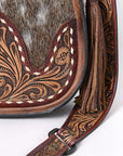 ADBG1144 American Darling Hobo Hand Tooled Hair-On Genuine Leather women bag western handbag purse