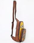 American Darling Sling Hand Tooled Saddle Blanket Genuine Leather women bag western handbag purse