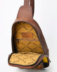 American Darling Sling Hand Tooled Saddle Blanket Genuine Leather women bag western handbag purse