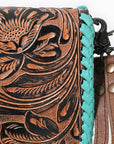 American Darling Organiser Beautifully Hand Tooled Genuine Leather women bag