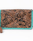 American Darling Organiser Beautifully Hand Tooled Genuine Leather women bag