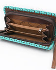 American Darling Organiser Beautifully Hand Tooled Genuine Leather women bag