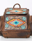 ADBG1150 American Darling Backpack Hand Tooled Saddle Blanket Genuine Leather women bag western handbag purse