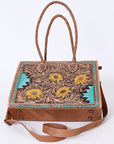 American Darling Tote Hand Tooled Genuine Leather women bag western handbag purse