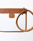 American Darling Clear Bag Hair-on Genuine Leather women bag western handbag purse